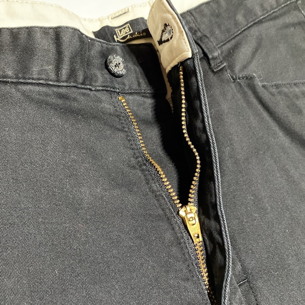 LEE KHAKIS Women’s High-Rise Dressy Black Cotton/Spandex Blend Capris 12M - Picture 7 of 16